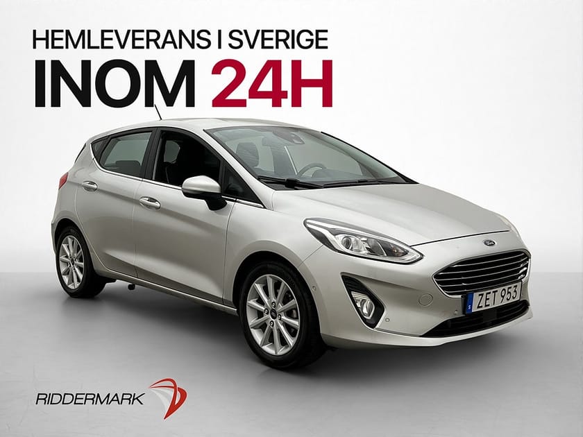 Bild 3 av Ford Fiesta 1.0 100hk Titanium Kamera Dragkrok Rattvärme