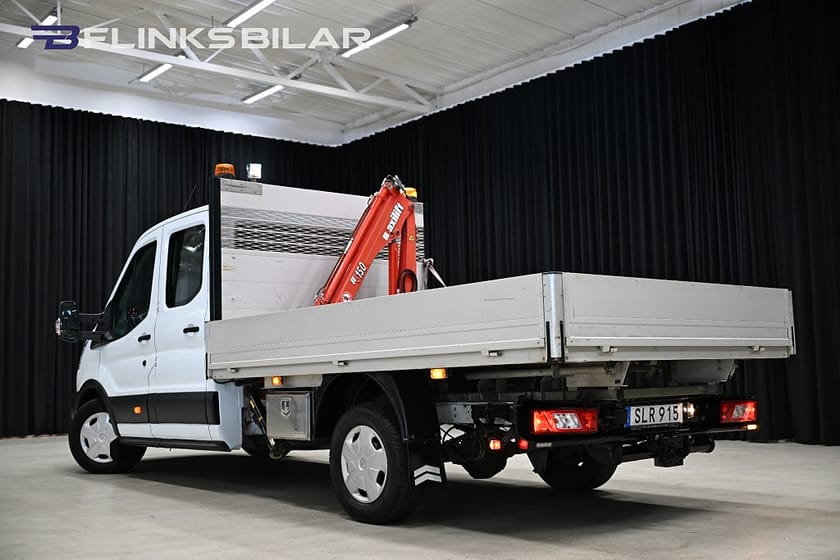 Bild 5 av Ford Transit 350 Chassi Dubbelhytt AWD 170HK Dubbelhytt|Flak|Kranbil|Leasbar|SeUtr!