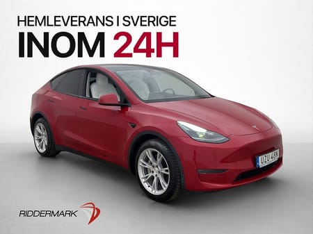 Tesla Model Y Long Range AWD Ljus Interiör Dragkrok