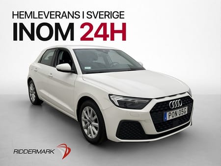 Audi A1 Sportback 30 TFSI 110hk Proline Cockpit CarPlay Sensorer MOMS