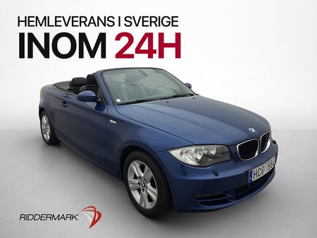 BMW 118i Convertible 118 143hk Advantage M-Värmare Halvskinn