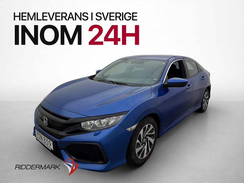 Bild 1 av Honda Civic 1.0 Comfort M&K-Värmare Adaptiv-Fart Kamrem-bytt