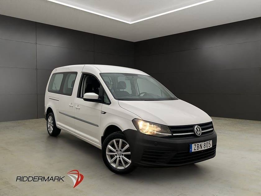 Bild 1 av Volkswagen Caddy Maxi Life 5-Sits Farthållare Moms 1-Brukare
