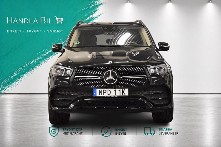 Bild 3 av Mercedes-Benz GLE 350 de 4MATIC 4M AMG Line Luft Burmester Pano HUD Massage Drag