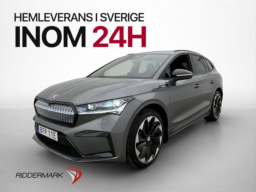 Bild 4 av Škoda Enyaq iV 80x Skoda Sportline 360° Adaptiv Alcantara Navi Drag