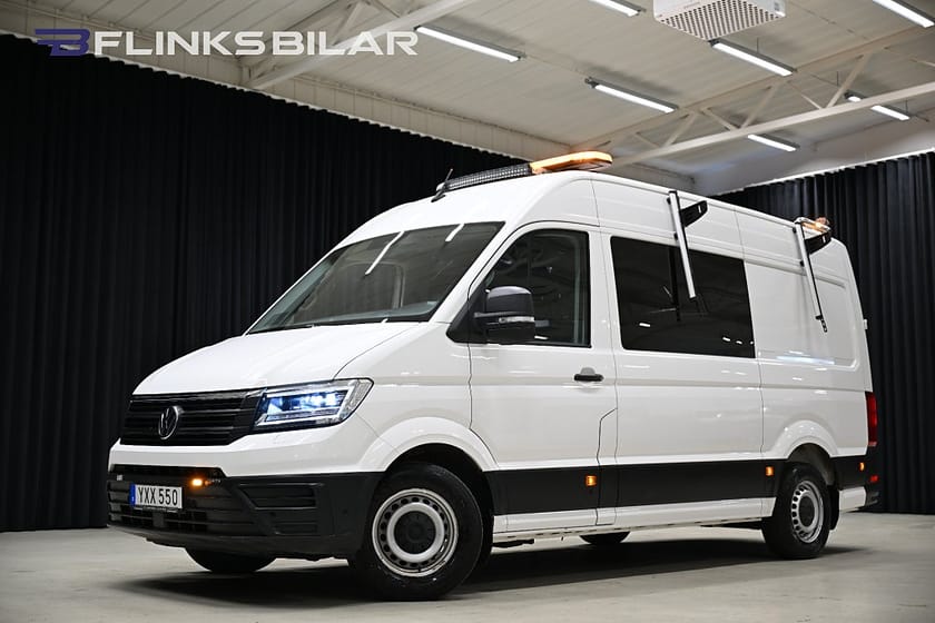 Bild 1 av Volkswagen Crafter 177HK Automat|Servicebil|Dubbelhytt|Inredd|Moms|SeUtr!!