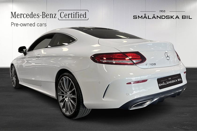 Bild 3 av Mercedes-Benz C 300 Coupé 9G-Tronic AMG Line Taklucka/Skinn