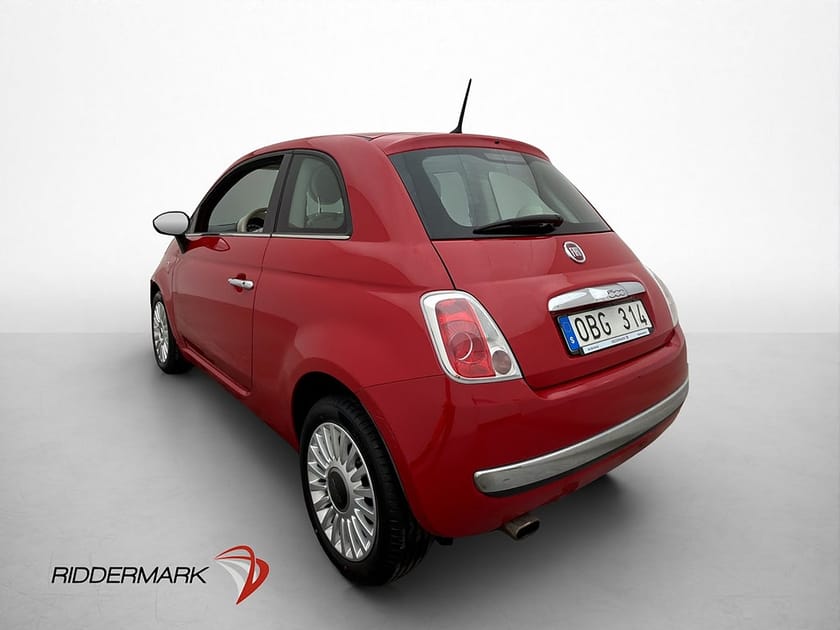 Bild 5 av Fiat 500 1.2 8V 69hk Lounge Taklucka Bluetooth Ny-Kamrem