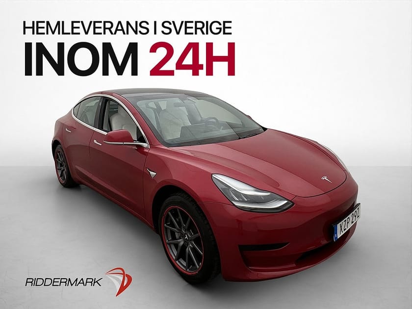 Bild 1 av Tesla Model 3 Standard Range Plus Autopilot Ljus Interiör