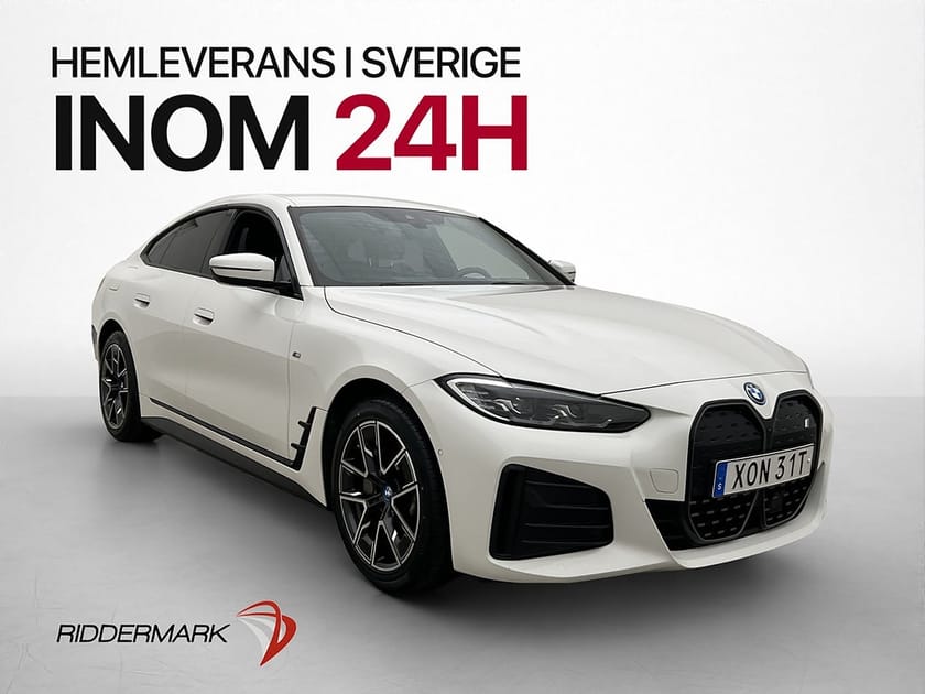 Bild 1 av BMW i4 eDrive40 Gran Coupé 83.9 kWh 340hk M Sport Dragkrok