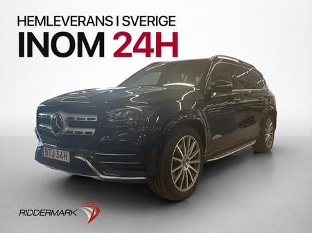 Mercedes-Benz GLS 400 d 4MATIC 4M AMG 7-Sit Pano Burm Värm HUD 360°