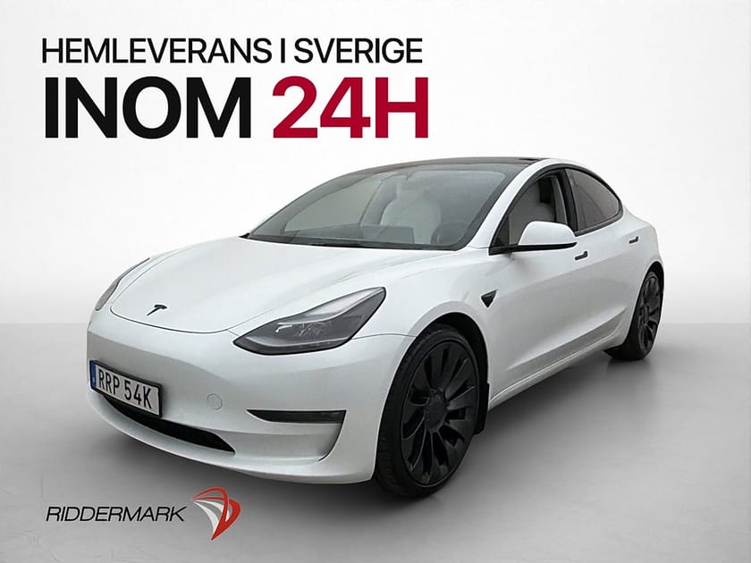 Bild 4 av Tesla Model 3 Performance Sv-Såld AP Pano 360° Värmepump