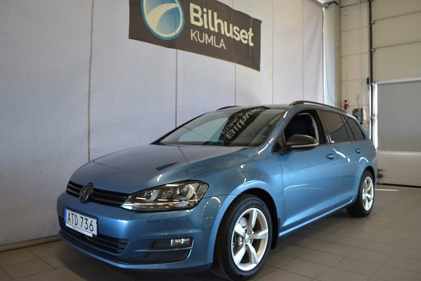 Bild 1 av Volkswagen Golf Sportscombi 2,0TDi 150hk 4M Manuell Drag Navi Värmare