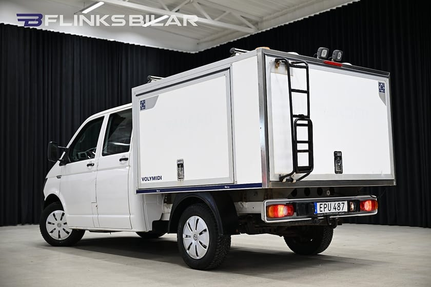 Bild 4 av Volkswagen Transporter Chassi Dubbelhytt 4Motion 150HK Dubbelhytt|Kåpa|Inredd|Inverter|Leasbar