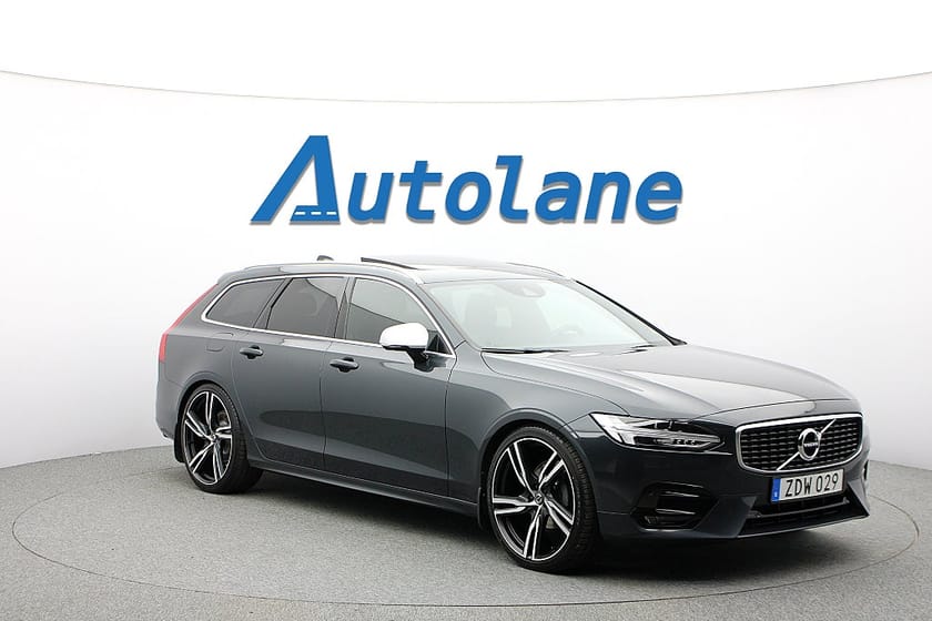 Bild 1 av Volvo V90 D4 AWD R-Design Polestar, Pano, H/K, HUD, Kamera 190hk