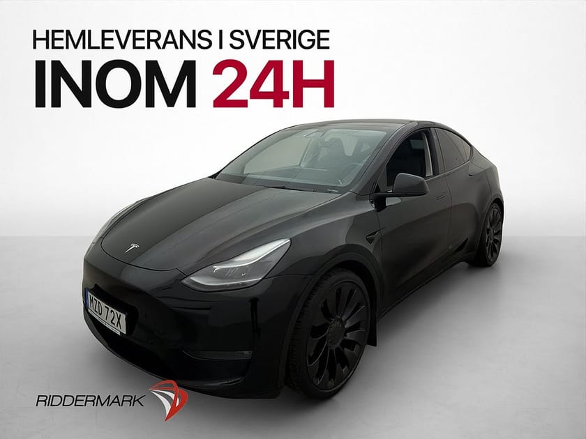 Bild 1 av Tesla Model Y Performance Värmare Autopilot Svensksåld MOMS
