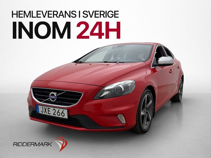 Bild 3 av Volvo V40 T2 122hk R-Design Skinn Värmare 0.55l/Mil