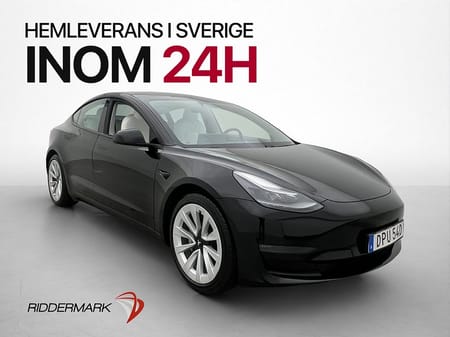 Tesla Model 3 Long Range AWD Ljus Interiör Pano Kamera Drag