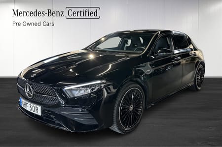 Mercedes-Benz A 250 e AMG Värmare Burmester Nightpackage Keyless Moms
