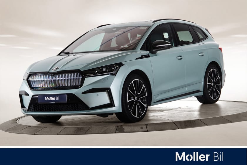 Bilde 1 av Škoda Enyaq iV 80x fe arctic silver