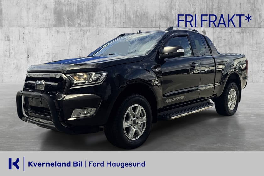 Bilde 1 av Ford Ranger SuperCab Wildtrak,3,2 200hk,3500kg-hengervekt,Alu.lokk plan++