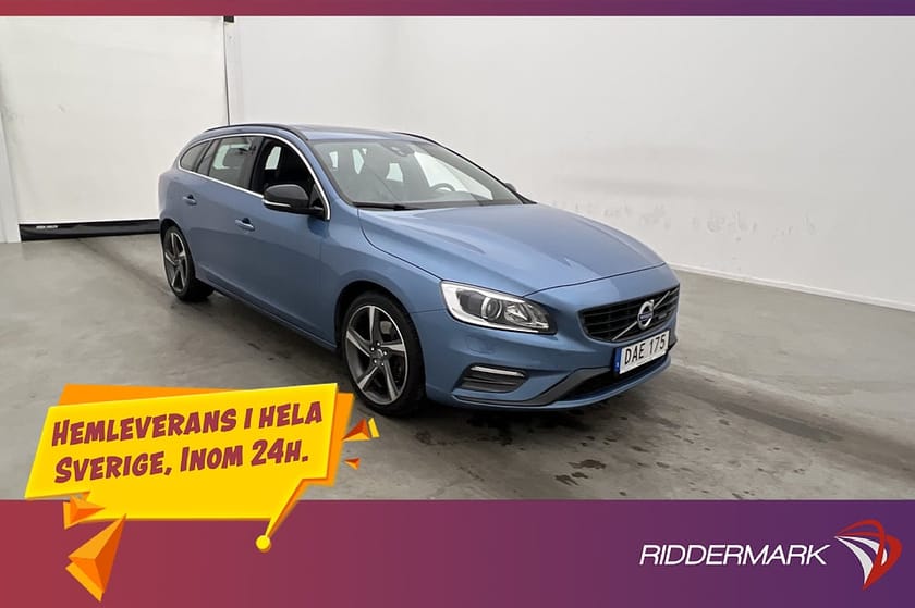Bild 3 av Volvo V60 T6 AWD 304hk R-Design Taklucka Premium-Sound Drag