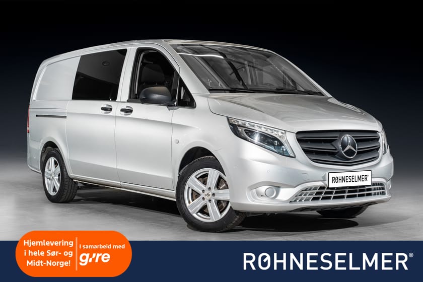 Bilde 1 av Mercedes-Benz Vito 119 CDI 4x4 3.0t |Innredning|krok|Rkam|3seter|190hk|ACC|