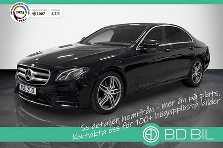 Mercedes-Benz E 220 d AMG WIDESCREEN BURMESTER NAVI RÄNTEKAMPANJ 3,95%