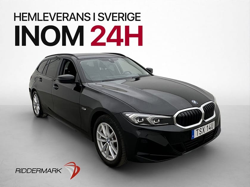 Bild 3 av BMW 330e xDrive Touring 292hk Halvskinn Drag Kamera Navi Värmare