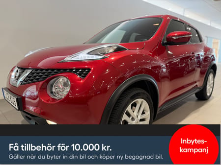 Nissan Juke 1.6 X-TRONIC CVT 117hk / Back kamera / Navigation / 10 000kr tillbehör /