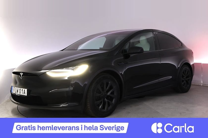 Bild 1 av Tesla Model X Long Range AWD Uppg.Autopilot Yoke Pano Drag