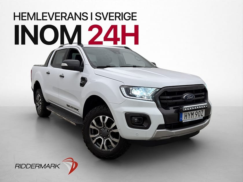 Bild 1 av Ford Ranger Dubbelhytt Wildtrak 213hk 4x4 Värm Drag Diff Moms 1-Ägare