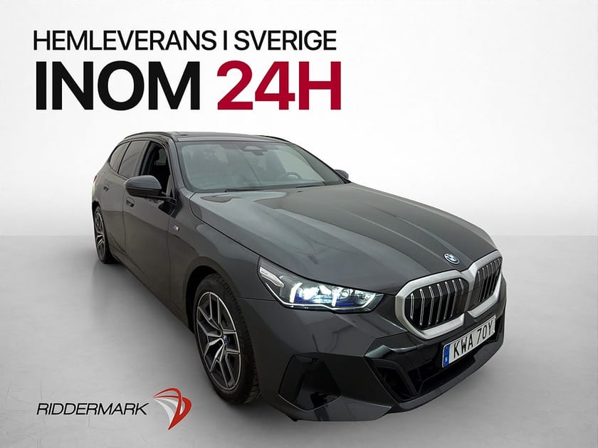 Bild 1 av BMW i5 xDrive40 Touring 394hk M Sport Dragkrok Kamera Skinn