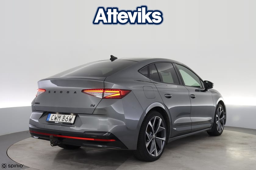Bild 4 av Škoda Enyaq Coupé RS iV 299hk Pano El-stol Kamera Drag