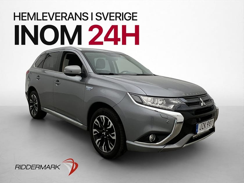 Bild 1 av Mitsubishi Outlander PHEV AWD B-Kamera Drag Skinn/Alcantara