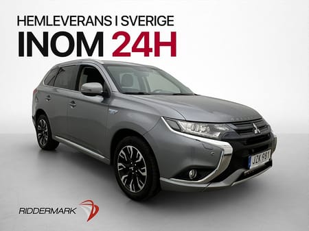 Mitsubishi Outlander PHEV AWD B-Kamera Drag Skinn/Alcantara
