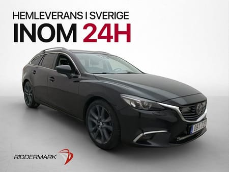 Mazda 6 Wagon 2.2 175hk AWD Optimum BOSE Skinn Drag Kamera Värmare