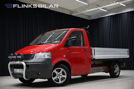 Volkswagen Transporter Chassi Cab T30 2.5 TDI 4Motion 131HK Flak|Dragkrok|3Sits|Extraljus