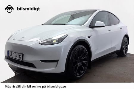 Tesla Model Y Long Range AWD R Drag Pano Läder Navi Premiumljud VPump 514hk