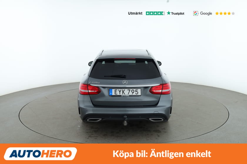 Bild 4 av Mercedes-Benz C 220 T d AMG Line / Panorama, Dragkrok, PDC