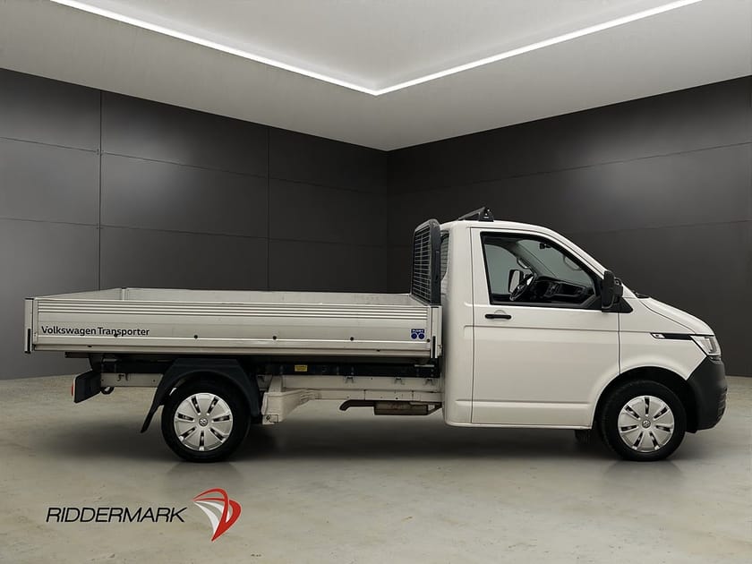 Bild 2 av Volkswagen Transporter Chassi Cab TIPPFLAK Värmare Dragkrok 3-Sits Moms