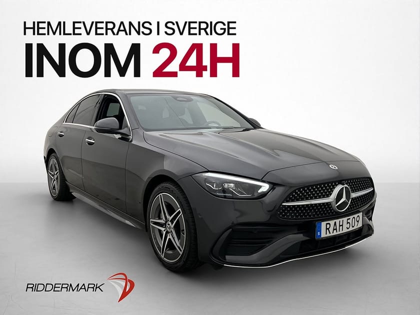 Bild 1 av Mercedes-Benz C 300 e C300 AMG Burmester Keyless 360° Navi Drag