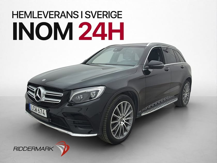 Bild 1 av Mercedes-Benz GLC 220 d 4MATIC AMG Pano Kamera Drag Nyservad