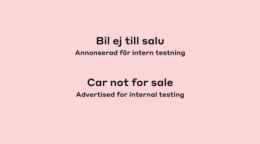 Bild 1 av Lynk & Co 01 PHEV Internt testfordon, ej till salu!