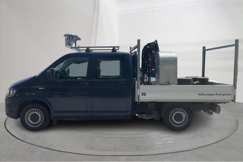 Bild 2 av Volkswagen Transporter Chassi Dubbelhytt T6 2.0 TDI BMT (140hk) Kranbil