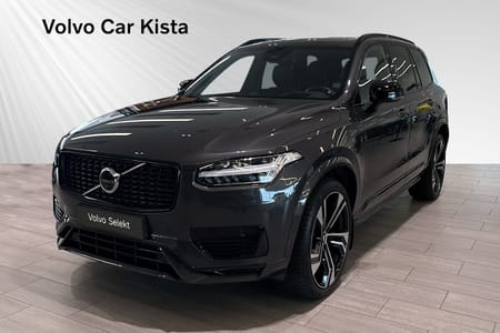 Volvo XC90 7-seater T8 Ultra Dark Edition Luftfj HUD 360Kam B/W