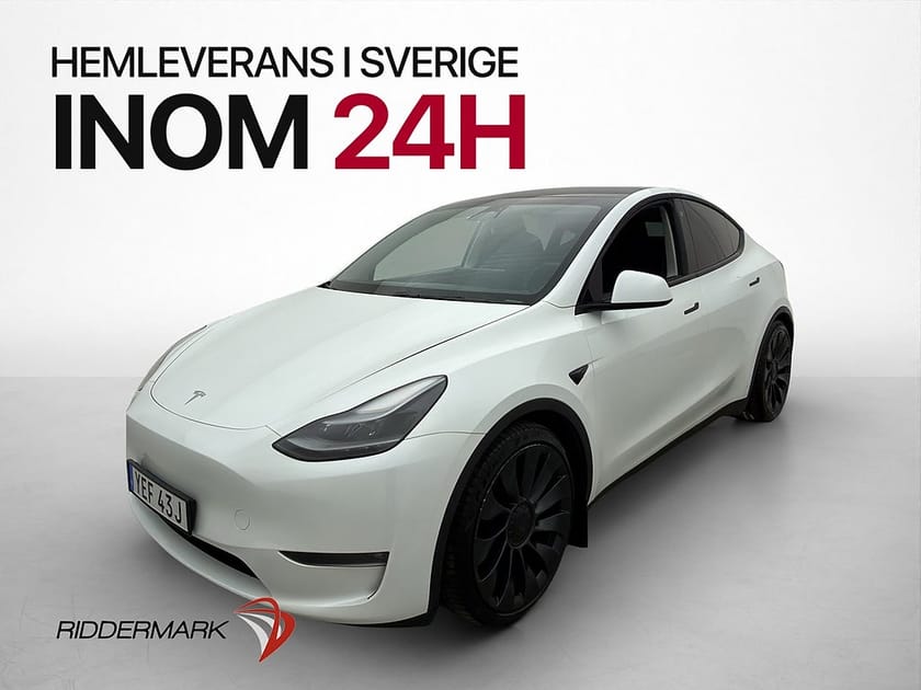 Bild 4 av Tesla Model Y Performance AWD AP Rattvärme En-Brukare MOMS