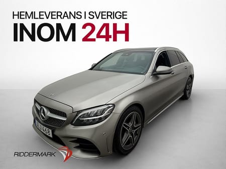 Mercedes-Benz C 200 T C200 184hk AMG Line Panorama Kamera Drag GPS