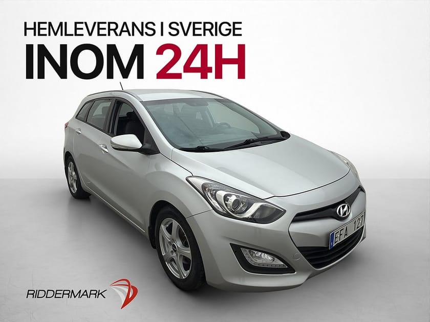 Bild 1 av Hyundai i30 Kombi 1.6 CRDi 110hk Business Sensorer Farthåll