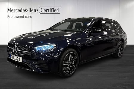 Mercedes-Benz E 300 T de 4MATIC AMG Burmester Drag Panorama Minnestolar
